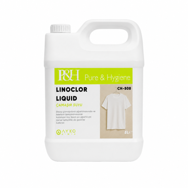 P&H Linoclor Liquid Çamaşır Suyu 5L – Güçlü Hijyen ve Beyazlatıcı Etki
