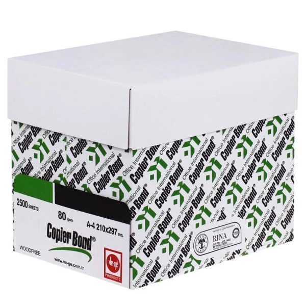 Copier Bond A4 Fotokopi Kağıdı 80 g 5 Koli (25 Paket)
