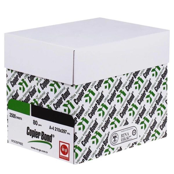 Copier Bond A4 Fotokopi Kağıdı 80 g 1 Koli 5 Paket