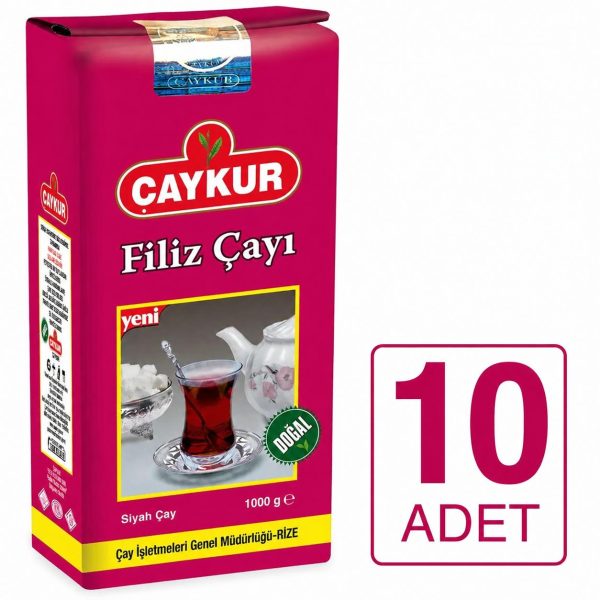 Çaykur Filiz Çay 1000 g x 10 Paket