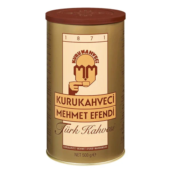 Kurukahveci Mehmet Efendi Türk Kahvesi Teneke Kutu 500 g