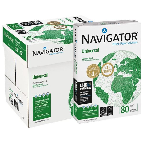 Navigator A4 Fotokopi Kağıdı 80 g 1 Koli 5 Paket