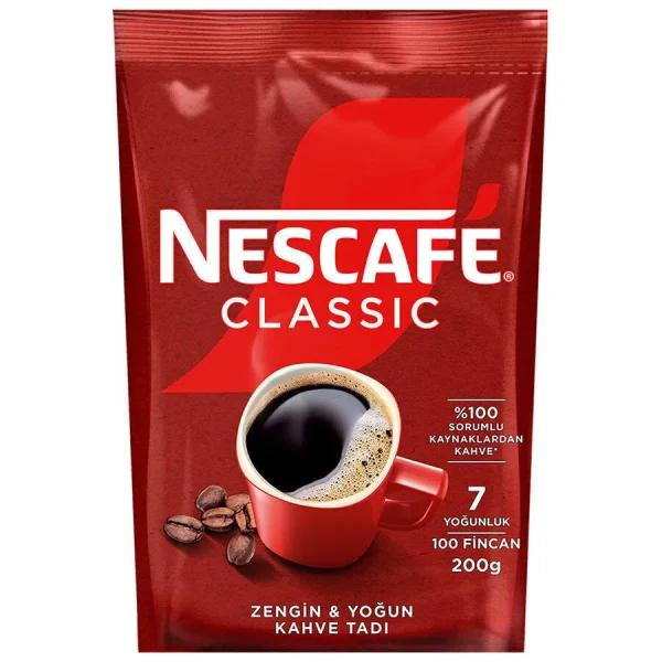 Nescafé Classic Çözünebilir Kahve 200g Ekonomik Paket