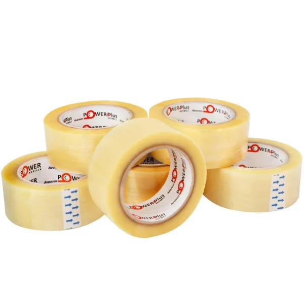 Power Plus Hotmelt Koli Bandı 45 mm x 100 m Şeffaf 6’lı Paket