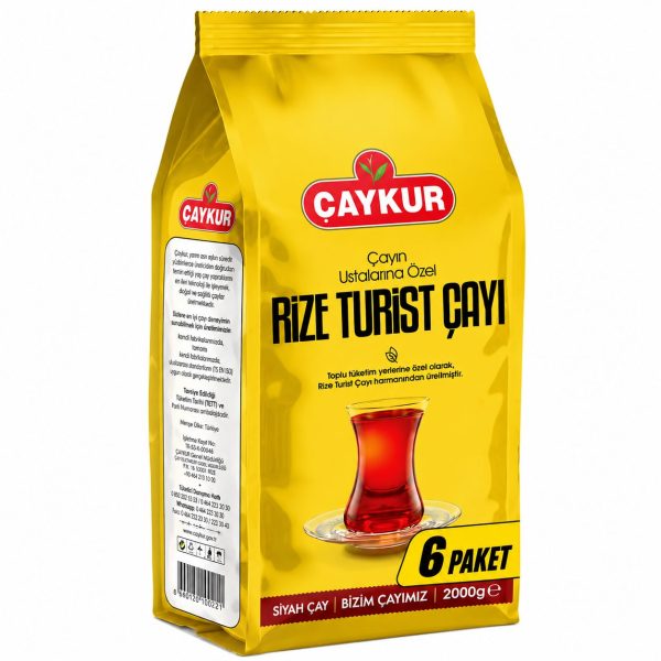 Çaykur EDT Rize Turist Dökme Çay 2000 g x 6 Paket