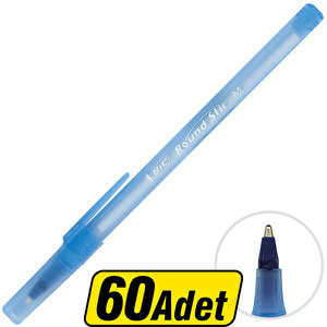 Bic Round Stic Tükenmez Kalem 1 mm Mavi 60'lı Paket