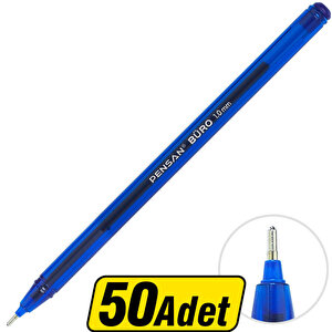 Pensan 2270 Büro Tükenmez Kalem Mavi 50'li Paket