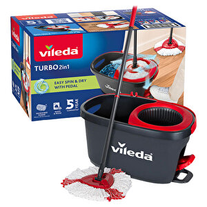 Vileda Turbo 2in1 Pedallı Temizlik Seti